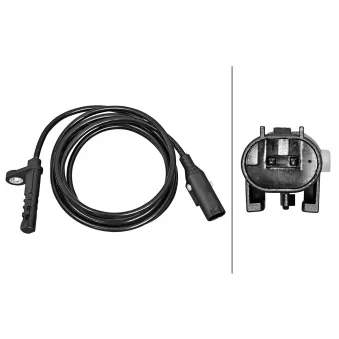 Capteur, vitesse de roue arrière droit HELLA 6PU 358 217-121