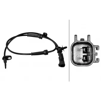 Capteur, vitesse de roue HELLA 6PU 358 217-191