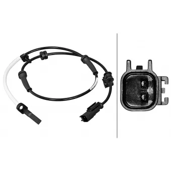 Capteur, vitesse de roue HELLA 6PU 358 217-201