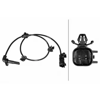 Capteur, vitesse de roue HELLA 6PU 358 217-591