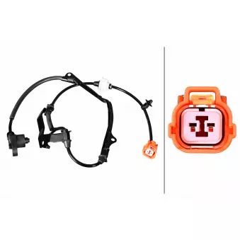 Capteur, vitesse de roue HELLA