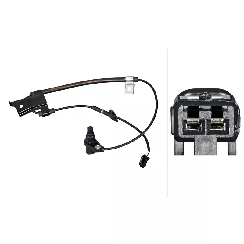 Capteur, vitesse de roue HELLA 6PU 358 217-731
