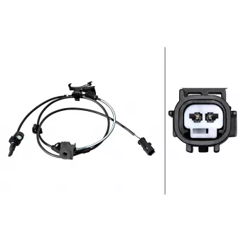 Capteur, vitesse de roue HELLA 6PU 358 217-771