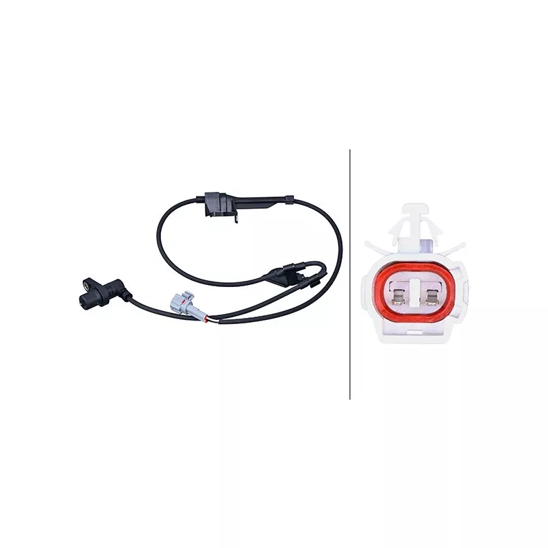 Capteur, vitesse de roue HELLA 6PU 358 218-041