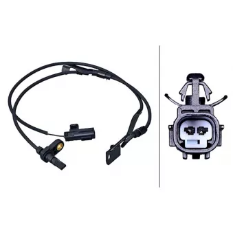 Capteur, vitesse de roue HELLA 6PU 358 218-061