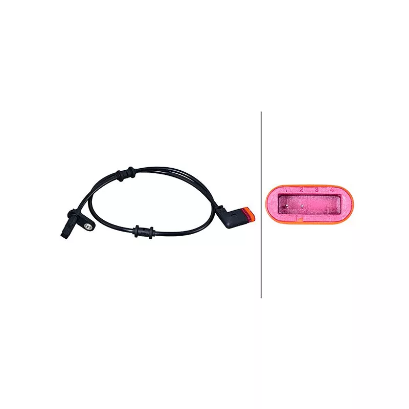 Capteur, vitesse de roue HELLA 6PU 358 218-091
