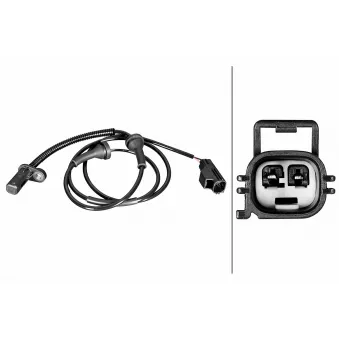 Capteur, vitesse de roue HELLA