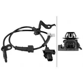 Capteur, vitesse de roue HELLA 6PU 358 218-641