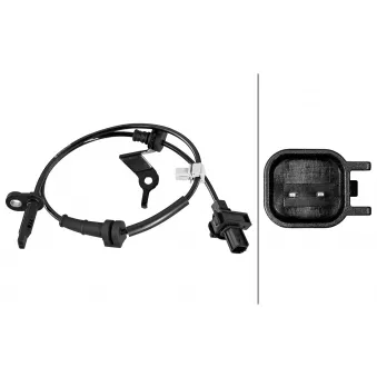 Capteur, vitesse de roue HELLA 6PU 358 218-651