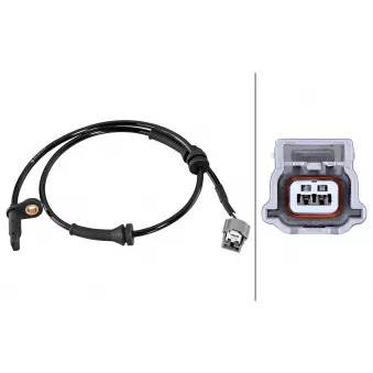 Capteur, vitesse de roue HELLA 6PU 358 218-761