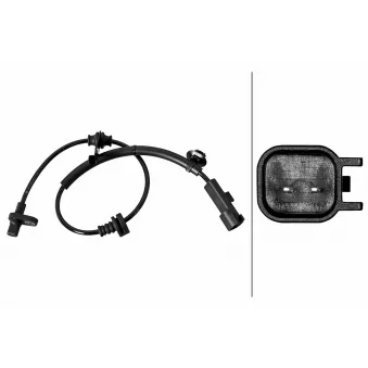 Capteur, vitesse de roue HELLA 6PU 358 218-771
