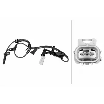Capteur, vitesse de roue HELLA 6PU 358 218-801