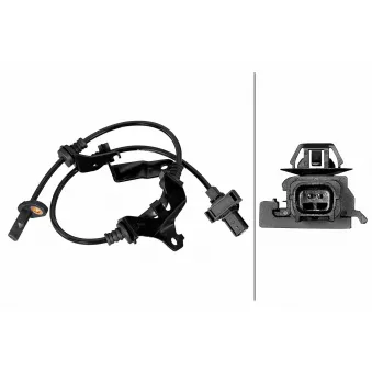 Capteur, vitesse de roue HELLA 6PU 358 218-931