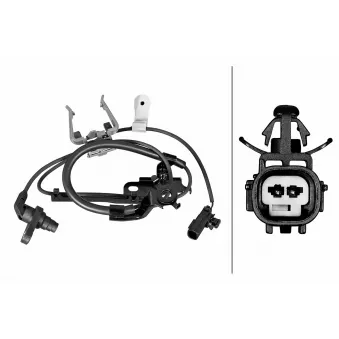 Capteur, vitesse de roue HELLA 6PU 358 219-111