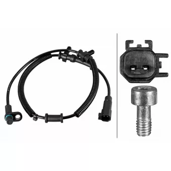 Capteur, vitesse de roue HELLA 6PU 358 219-161