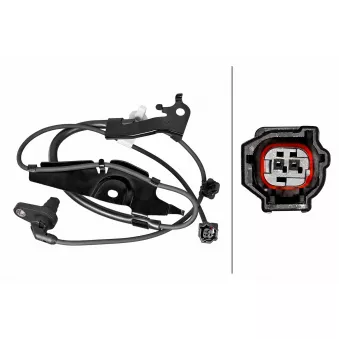 Capteur, vitesse de roue HELLA