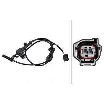 Capteur, vitesse de roue HELLA 6PU 358 219-381