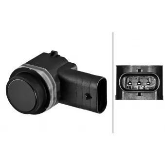 Capteur, aide au stationnement HELLA 6PX 358 270-621