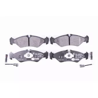 Jeu de 4 plaquettes de frein arrière HELLA 8DB 355 014-421