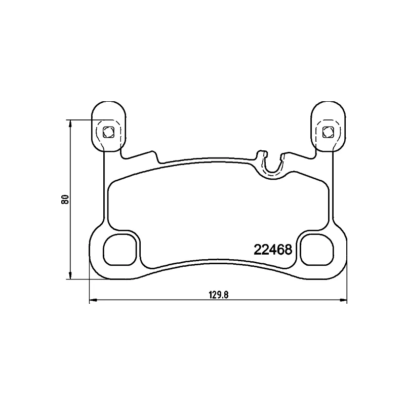 Jeu de 4 plaquettes de frein avant HELLA 8DB 355 039-111
