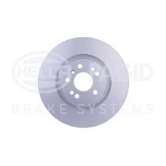 Jeu de 2 disques de frein avant HELLA 8DD 355 128-581
