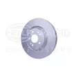 Jeu de 2 disques de frein avant HELLA 8DD 355 128-581 - Visuel 2