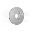 Jeu de 2 disques de frein avant HELLA 8DD 355 131-991 - Visuel 1