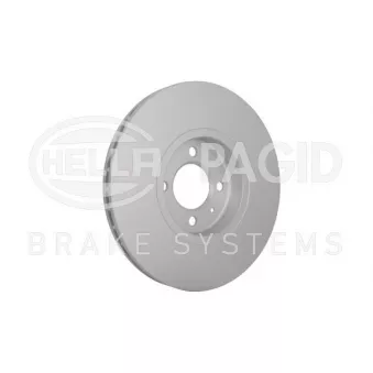 Jeu de 2 disques de frein avant HELLA 8DD 355 131-991