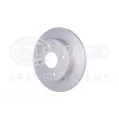 Jeu de 2 disques de frein avant HELLA 8DD 355 133-171 - Visuel 3