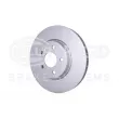 Jeu de 2 disques de frein avant HELLA 8DD 355 133-371 - Visuel 3