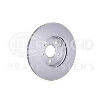 Jeu de 2 disques de frein avant HELLA 8DD 355 133-381