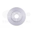 Jeu de 2 disques de frein avant HELLA 8DD 355 133-381 - Visuel 2