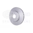 Jeu de 2 disques de frein avant HELLA 8DD 355 133-381 - Visuel 3