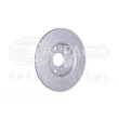 Jeu de 2 disques de frein arrière HELLA 8DD 355 133-411 - Visuel 1