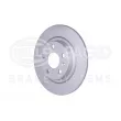 Jeu de 2 disques de frein arrière HELLA 8DD 355 133-411 - Visuel 3