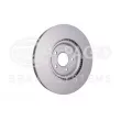 Jeu de 2 disques de frein avant HELLA 8DD 355 133-421 - Visuel 1