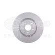 Jeu de 2 disques de frein avant HELLA 8DD 355 133-421 - Visuel 2