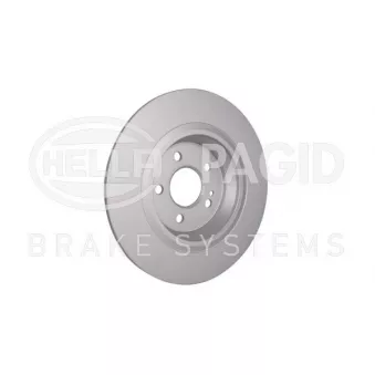 Jeu de 2 disques de frein arrière HELLA 8DD 355 133-451