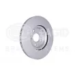 Jeu de 2 disques de frein avant HELLA 8DD 355 133-531 - Visuel 1