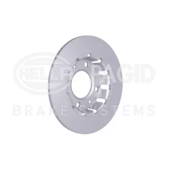 Jeu de 2 disques de frein arrière HELLA 8DD 355 133-571