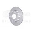 Jeu de 2 disques de frein arrière HELLA 8DD 355 133-571 - Visuel 3