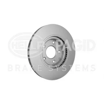 Jeu de 2 disques de frein avant HELLA 8DD 355 133-681