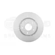 Jeu de 2 disques de frein avant HELLA 8DD 355 133-681 - Visuel 2
