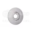 Jeu de 2 disques de frein arrière HELLA 8DD 355 133-691 - Visuel 1