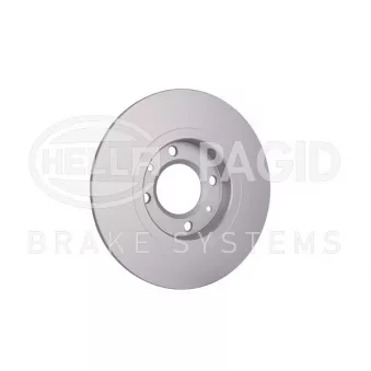 Jeu de 2 disques de frein arrière HELLA 8DD 355 133-691