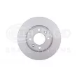 Jeu de 2 disques de frein arrière HELLA 8DD 355 133-691 - Visuel 2