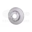 Jeu de 2 disques de frein arrière HELLA 8DD 355 133-691 - Visuel 3