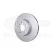Jeu de 2 disques de frein avant HELLA 8DD 355 133-801 - Visuel 3