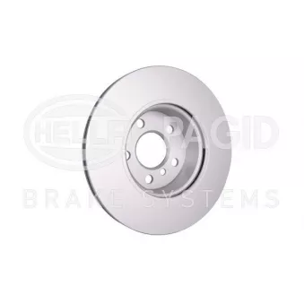 Jeu de 2 disques de frein avant HELLA 8DD 355 133-821