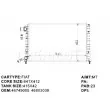 Radiateur, refroidissement du moteur THERMOTEC D7F021TT - Visuel 2